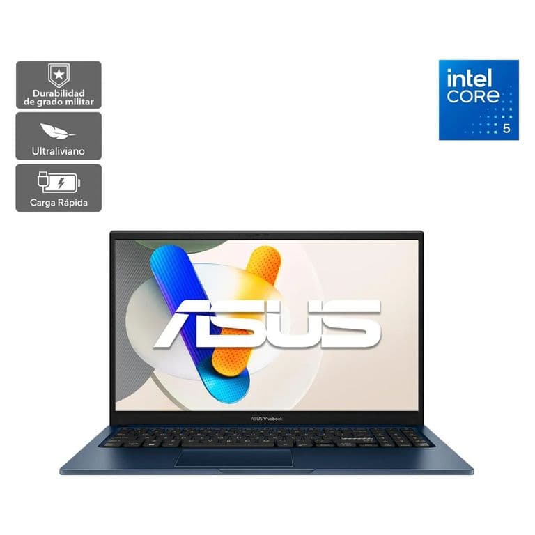 Notebook Vivobook 15 X1504 Intel Core 5 8GB RAM 512GB SSD 15 FHD 60Hz