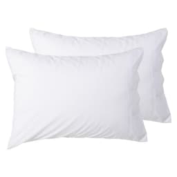 Set Fundas Almohada 200 Hilos Blanco 50X70 CM