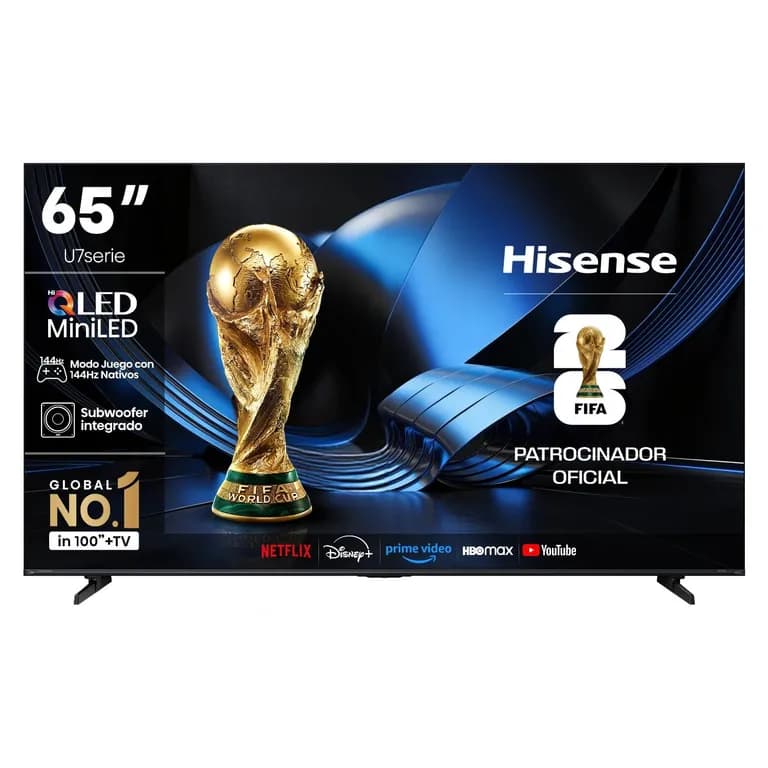 Smart Tv 65" QLED MINILED 4K UHD GOOGLE TV Gamer 144HZ 65U7ESG