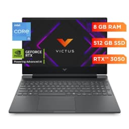 Notebook Gamer Victus 15-fa2009la Intel Core i5 8 GB RAM RTX 3050 512 GB SSD 15.6" FHD 144 Hz