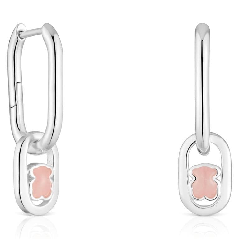 Pendientes Aro De Plata Y Cuarzo Camille