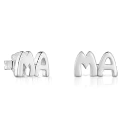 Pendientes De Plata Mama