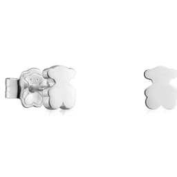 Pendientes Oso De Plata 6 mm Sweet Dolls
