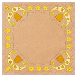 Panuelo Cuadrado Arena Motifs Paisley