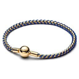 Brazalete De Cadena Tipo Caja De Cordon Azul 18