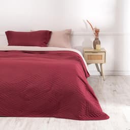 Juego de Cama Liso: Cubrecama + Sabanas + Fundas Rojo 1.5 PLAZAS