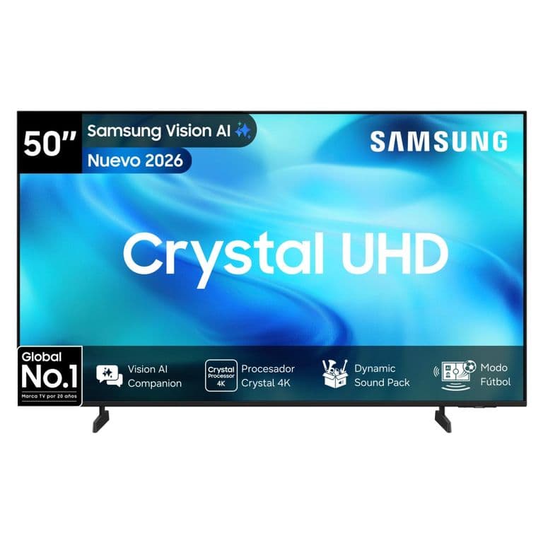 50" Crystal UHD U8500H 4K Vision AI Smart TV (2026) + Control por Voz