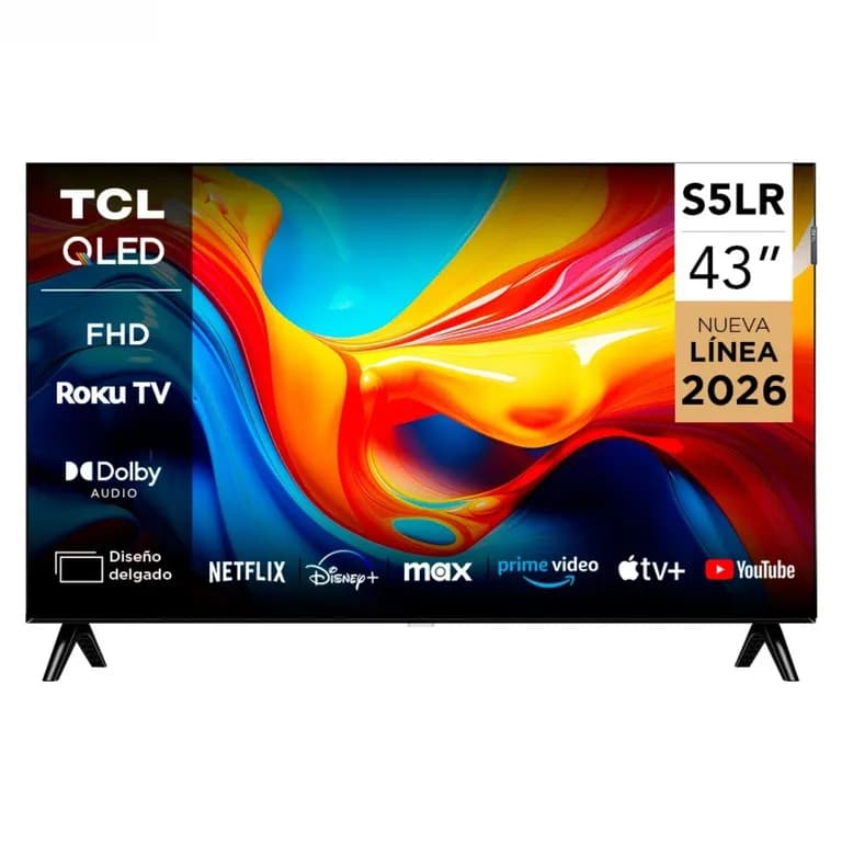 Smart TV 43" QLED FHD S5LR Roku TV