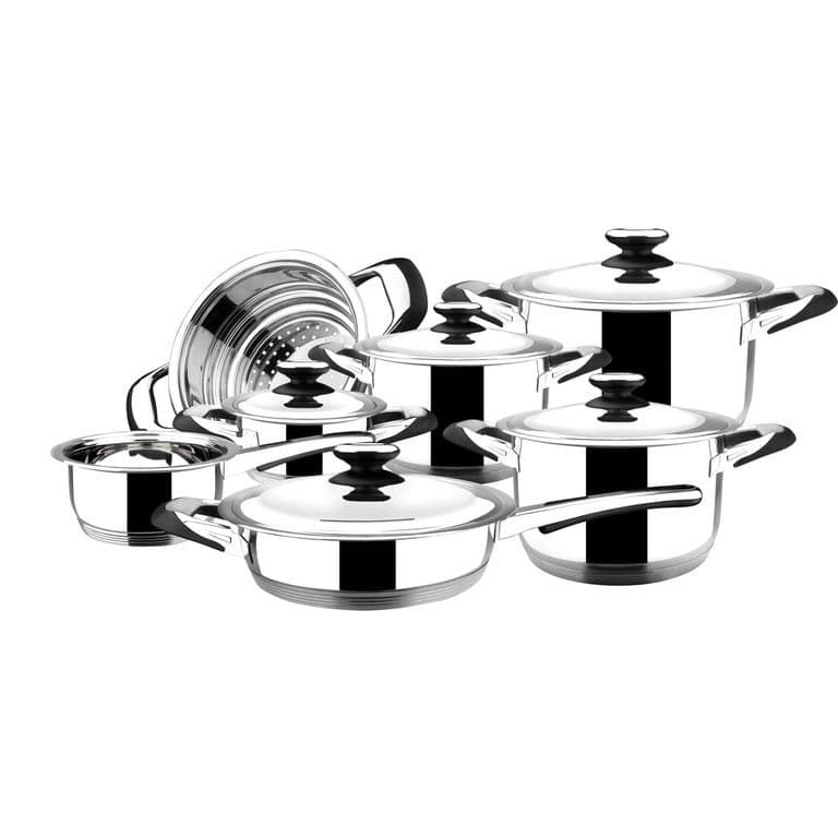 Bateria de Cocina Acero inoxidable Natura 12 Piezas
