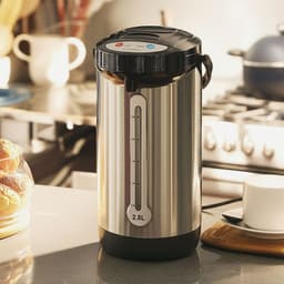 Termo Hervidor 2.8 Litros Acero Inoxidable Gris