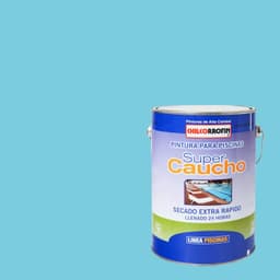 Pintura Piscina Super Caucho Lata 1 galon(es) Mate Celeste Agua
