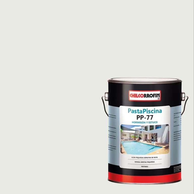 Pasta para Piscina PP-77 Lata 7 kg Mate Blanco