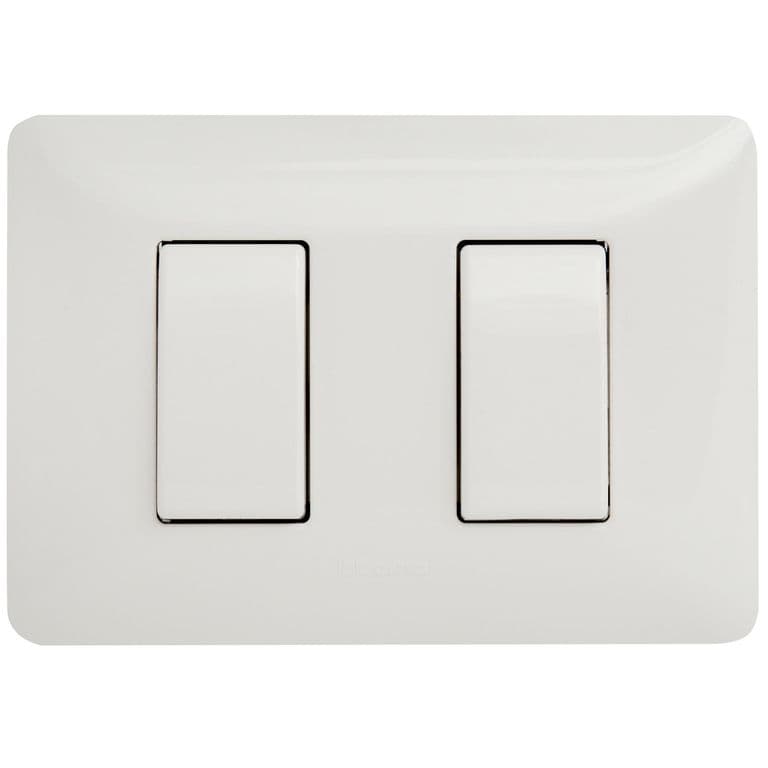 Interruptor doble 9/15 16 A Matix Blanco