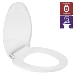 Asiento WC Elongado Cierre Suave