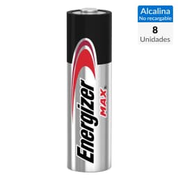 Pack 8 pilas alcalina AAA 1.5V