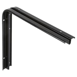 Soporte para repisa metal 20x25 cm negro