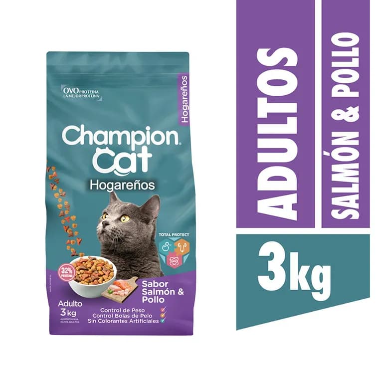 Alimento para Gato Adulto Pollo y salmon 3 kg