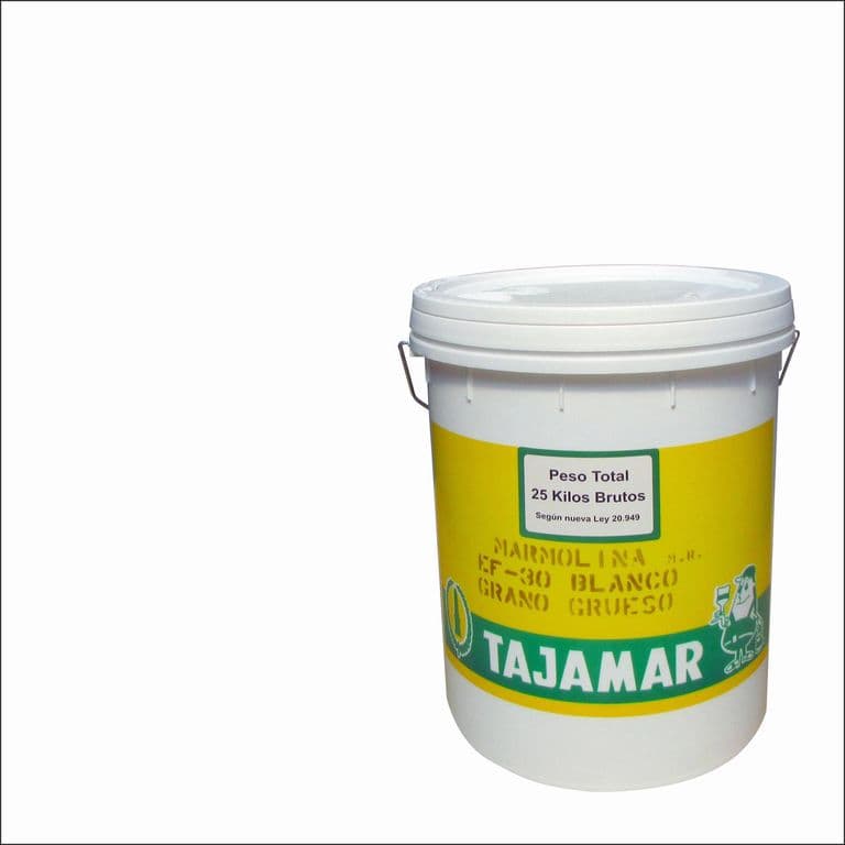 Marmolina Ef-30 Textura Muro Blanco 25 Kg