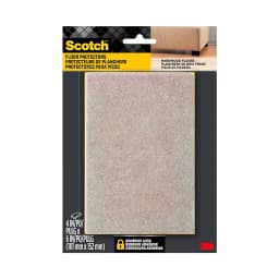 Fieltros Protectores Rectangulares Beige 10,1 cm x 15, 2 cm.