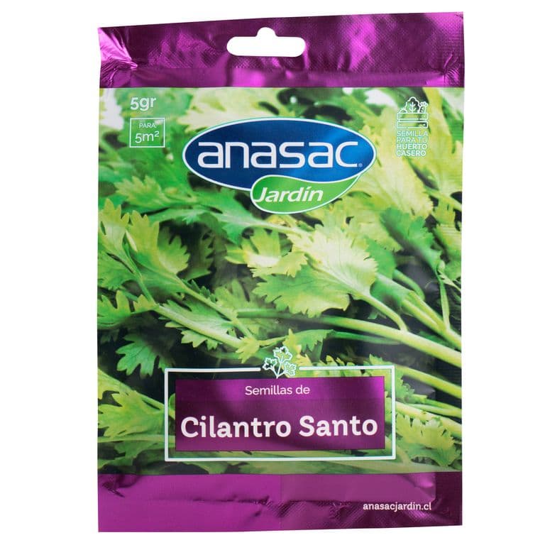 Semilla Aromatica Cilantro Santo 5 gr Sachet