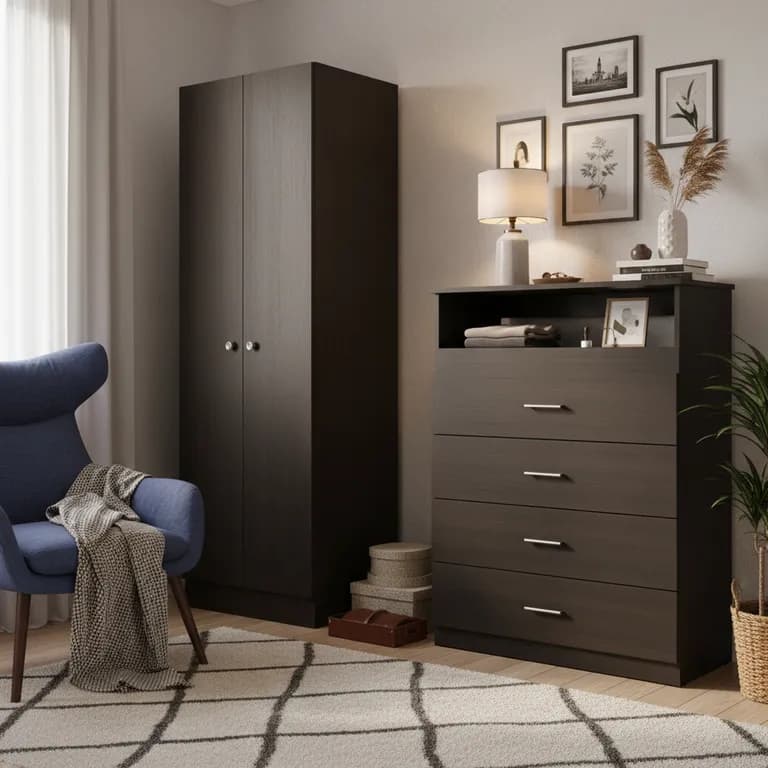 Closet + Comoda Wengue