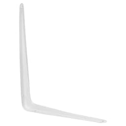 Soporte escuadra para repisa metal 25x30 cm blanco