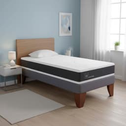 Cama Europea New Ortopedic 1 Plaza + Almohada