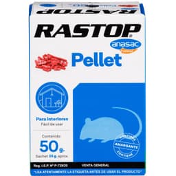 Raticida en Pellet Rastop 50 gr