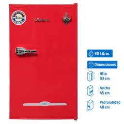 Frigobar Frigobar Frio Directo 98 Litros Rojo LFB-90R