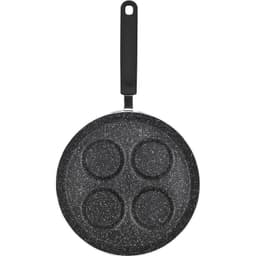 Sarten Huevera 24 cm Aluminio Negro