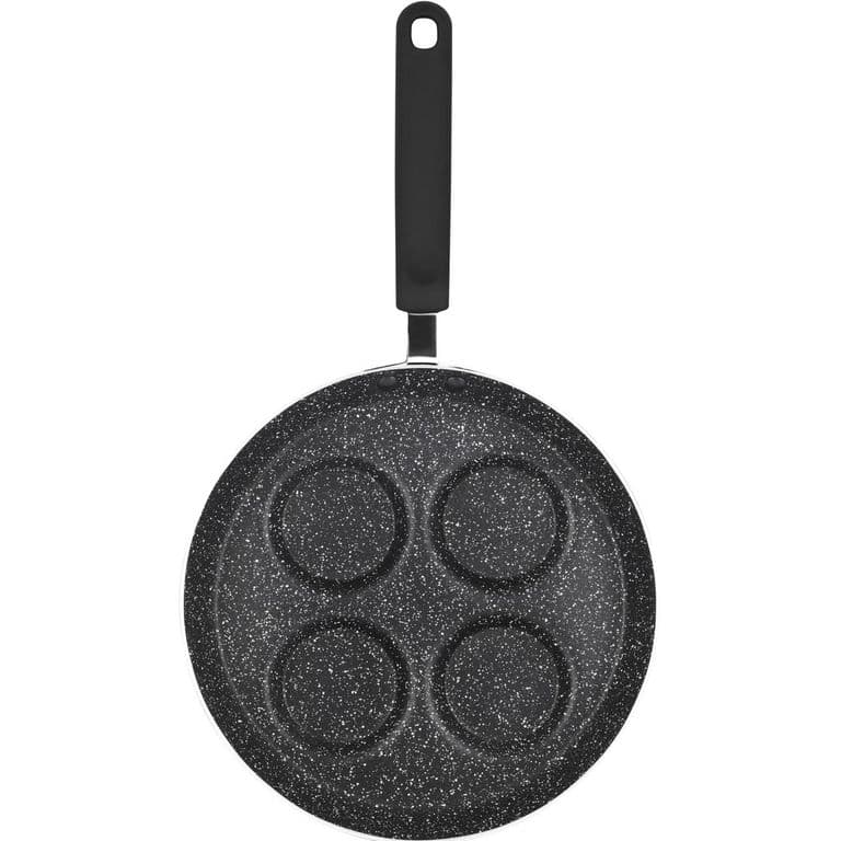Sarten Huevera 24 cm Aluminio Negro