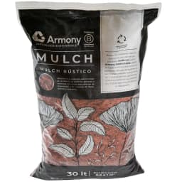 Mulch rustico decorativo 30 litros rojo