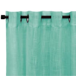 Set Cortinas Lino Tela 140x220 cm Verde Verde
