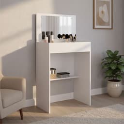 Tocador con Espejo Amore 57x116,4x37 cm Blanco