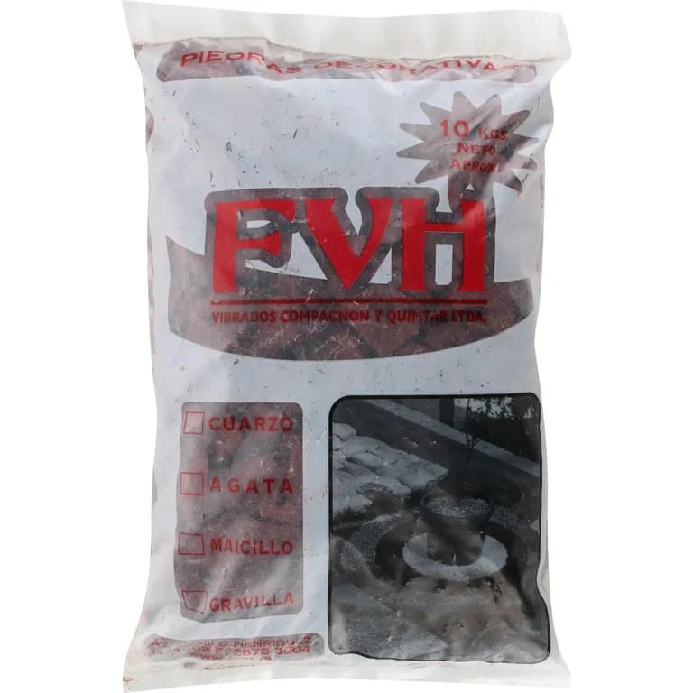 Gravilla saco 10 kg rojo