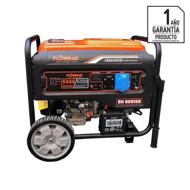 Generador Electrico a Gasolina Partida Electrica 5500 W 25 l