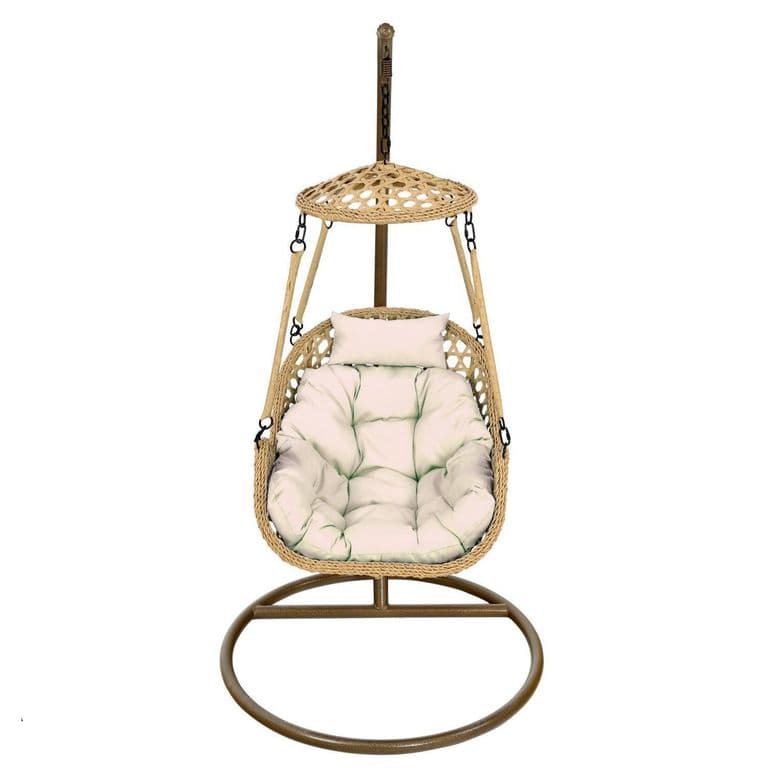 Silla Colgante rattan nipona 70x65x60 cm caramelo