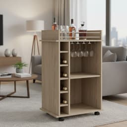 Bar Dukat 55x89x42 cm Roble claro