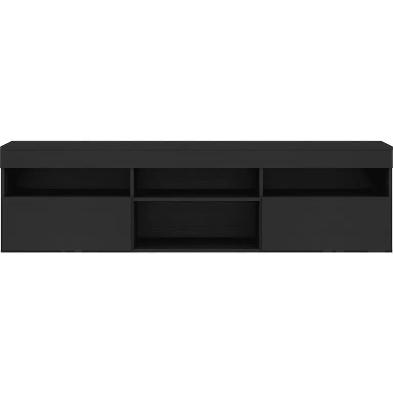 Rack TV 60" 175x48x35 cm negro