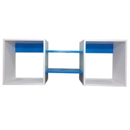 Repisa Cubo Melamina 4 Nivel(es) 120x40x25 cm Azul