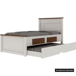 Cama Nido Houston 1.5 plazas Blanco