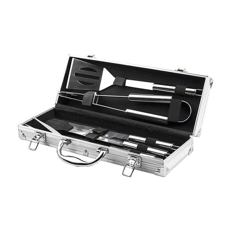Set Parrillero 5 Piezas Con Maletin Asados