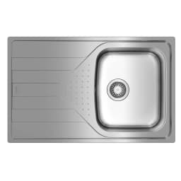 Lavaplatos Empotrado 1 Cubeta(s) 79x17x50 cm Acero inoxidable