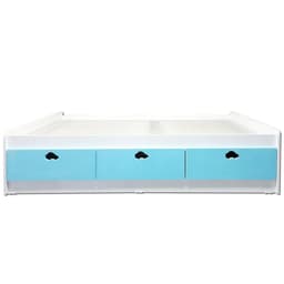 Cama 1 plaza Infantil Auto Celeste