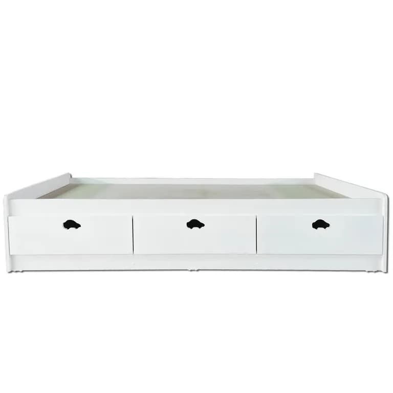 Cama 1 plaza Infantil Auto Blanco