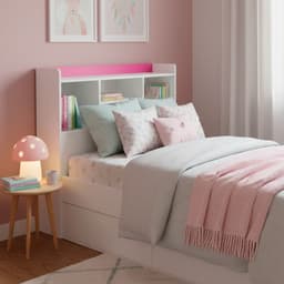 Respaldo Repisa Fucsia 1 plza