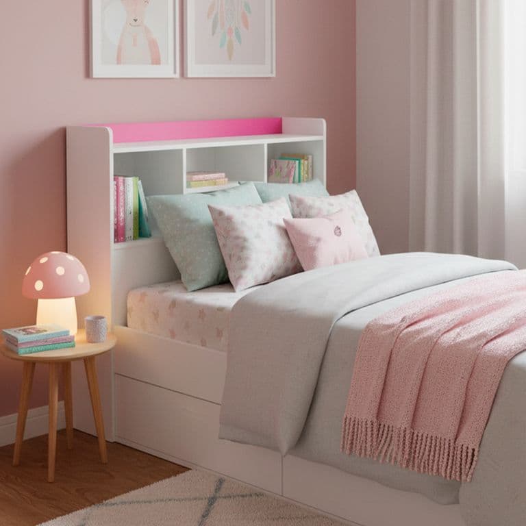 Respaldo Repisa Fucsia 1 plza
