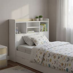 Respaldo Repisa Crema 1,5 plazas