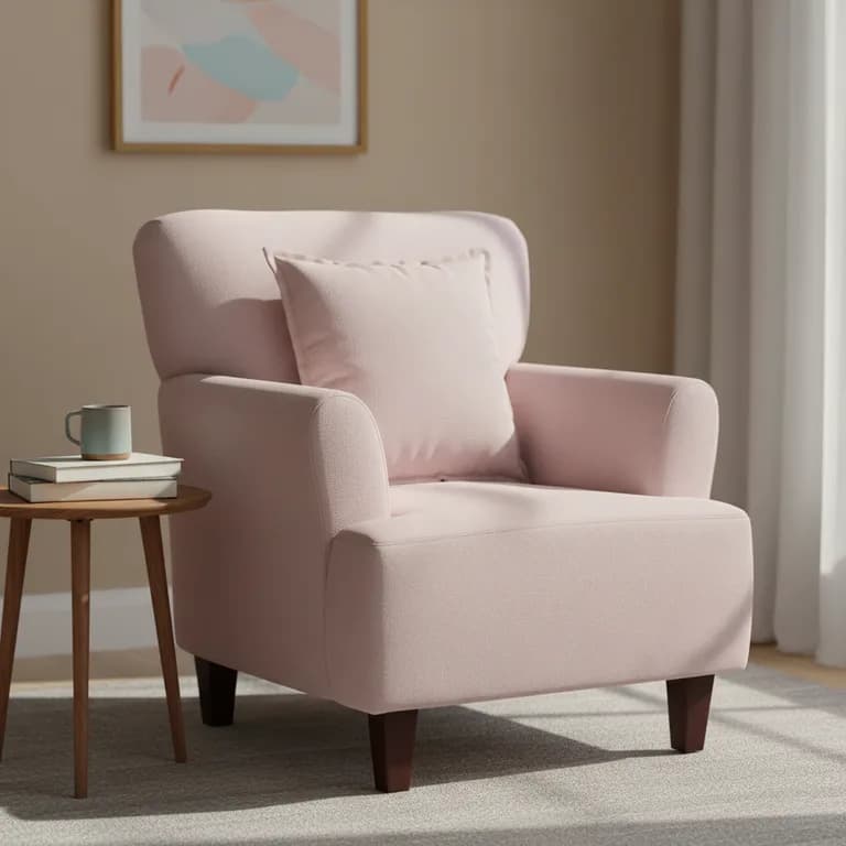 Poltrona York 75x55x92 cm Beige