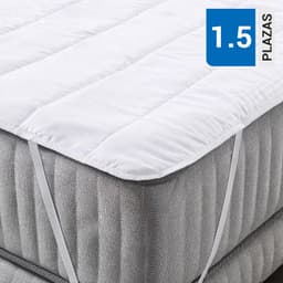 Cubrecolchon 1.5 plazas Blanco